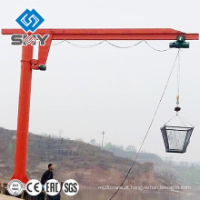 Guindaste de elevação portátil, ZB-A Modelo Coluna Montada Swing Jib Crane